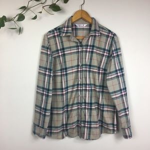 Super Soft Flannel Button Up Riders by Lee Medium